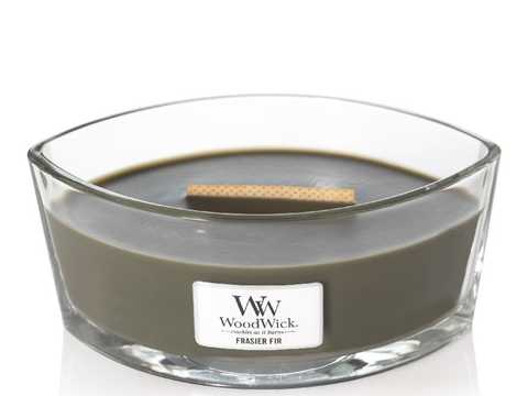 Ароматична свічка з ароматом свіжозрізаної ялини Woodwick Ellipse Frasier Fir 453 г Ароматична свічка з ароматом свіжозрізаної ялини Woodwick Ellipse Frasier Fir 453 г